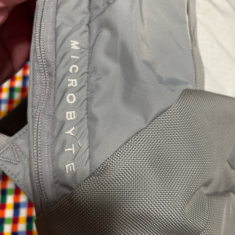 The North Face Light Gray Microbyte Backpack - image 3
